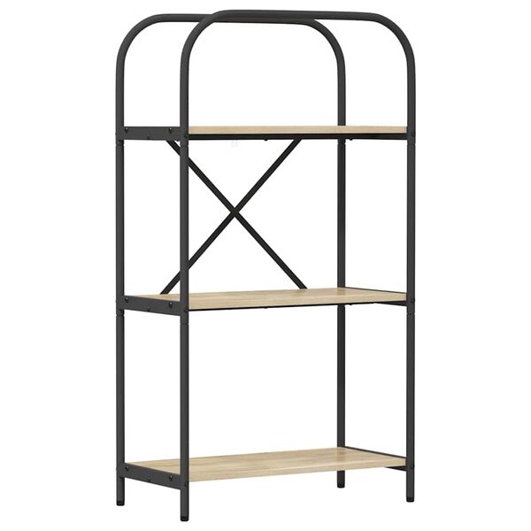 vidaXL Raamatukapp Sonoma tamm 60 x 30 x 109 cm Tehispuit