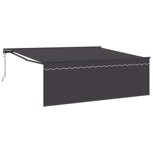 vidaXL Kailastud raam Kollane ja Valge 350 x 250 cm