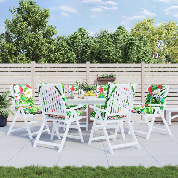 vidaXL madala seljatoega toolipadjad 6 tk, mitmev&auml;rviline, kangas