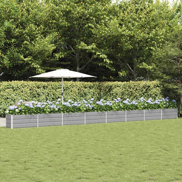 vidaXL Taimekast Helehall 480 x 50 x 45 cm Tsinkteras