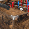 vidaXL Foosball laud Suitsetatud tamm 125 x 60,5 x 80 cm Tehispuit