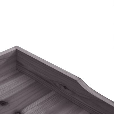 vidaXL riiuliga taimelaud, hall, 78 x 38 x 82,5 cm, nulupuit