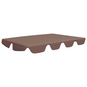vidaXL aiakiige asenduskatus pruun 150/130x105/70 cm
