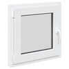 vidaXL Keldriakendus RISOR 60 x 60 cm PVC ja klaas Valge