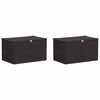 vidaXL Salvestuskarp 2 pcs Antratsiit 55 x 35 x 32 cm