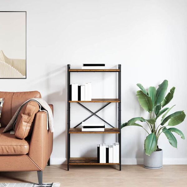 vidaXL Raamatukapp Vana puit 40 x 30 x 85 cm Tehispuit