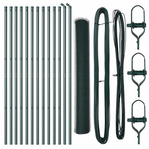 vidaXL Aiapost Roheline