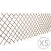 vidaXL pajust v&otilde;reaed 5 tk, 180 x 90 cm
