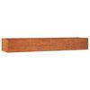 vidaXL taimekast, rooste, 320x80x45 cm, Corten-teras