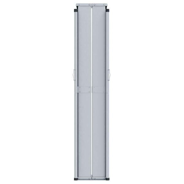 vidaXL lahtit&otilde;mmatav k&uuml;lgsein, 180 x 1000 cm, must