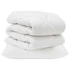 vidaXL Teki komplekt padjaga 2 pcs Valge Mikrofiiber