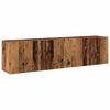 vidaXL seinale kinnitatavad telerikapid 2 tk, vana puit, 80x30x41 cm