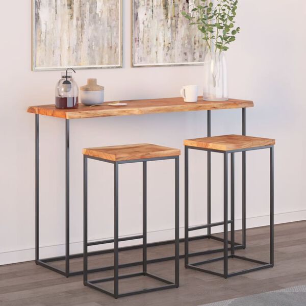 vidaXL lauaplaat 140x40x2,5 cm ristk&uuml;lik akaatsia naturaalne serv