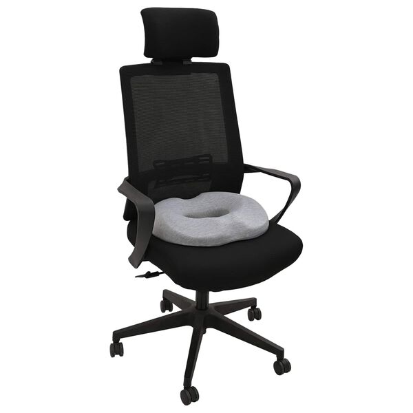 vidaXL Padi padjaga Helehall 42 x 37 x 8 cm Puuvill