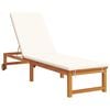 vidaXL Lamamistool Pruun 202 x 53 x 89 cm Tugev akatsiapuu