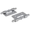 vidaXL Lukk 2 tk H&otilde;bedane 46 x 17 x 1,2 mm Teras