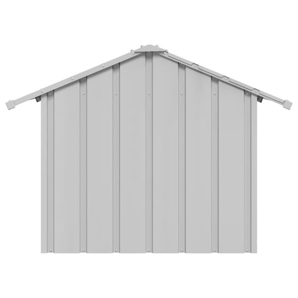 vidaXL Katusega koeramaja 85x107x81 cm galvaniseeritud teras