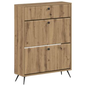 vidaXL Kinga kapp BREDA 78 x 24 x 103 cm Tehispuit Artisan tamm
