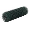 vidaXL kanade traataed teras, PVC kattega 25 x 0,5 m, roheline
