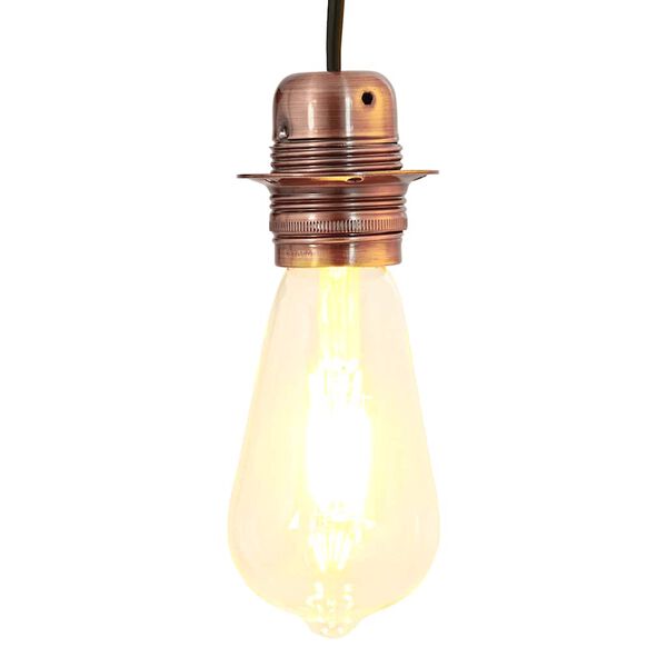 vidaXL Lambihoidjad 2 tk Red Bronze E27