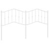 vidaXL metallist voodipeats, valge, 160 cm
