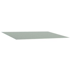 vidaXL Varikatuse asenduskangas Roheline ja Valge 400 &times; 350 cm