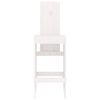 vidaXL baaripukid 2 tk, valge, 40 x 42 x 120 cm, männipuit