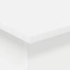 vidaXL Otsalaud Valge 35,5 x 35 x 40 cm Tehispuit