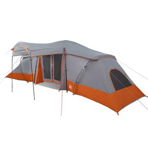 vidaXL Peretelk katusega &otilde;huavaga Hall ja oranž 721 x 335 x 212 cm