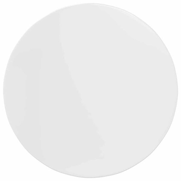 vidaXL Lauda peal K&otilde;rgl&auml;ikega valge 80 x 80 x 1,5 cm Tehispuit