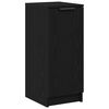 vidaXL Kinga kapp riiuliga Must tamm 29,5 x 35 x 70 cm Tehispuit