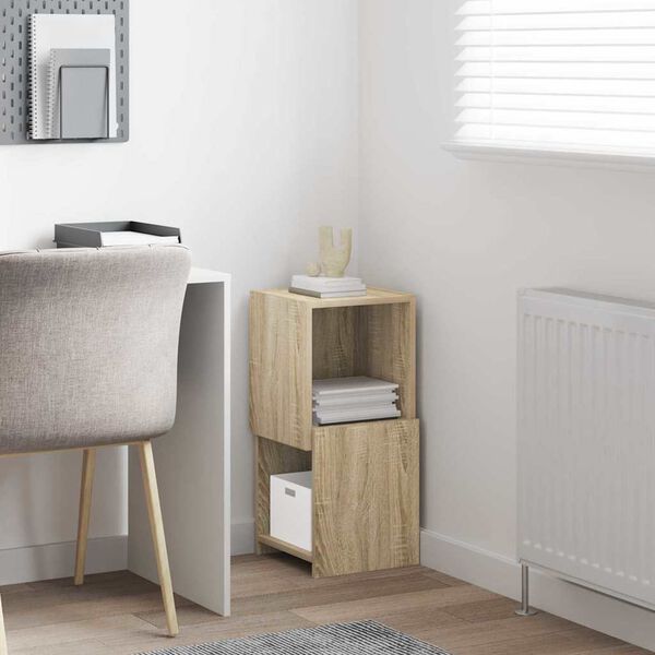 vidaXL Nurgakapp Sonoma tamm 30,5x30x65cm Tehispuit