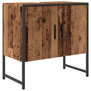 vidaXL Vannitoa valamukapp Vana puit 60x33x60 cm Engineered Wood