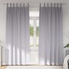 vidaXL Kardinad r&otilde;ngastega 2 pcs Metallhall 260 x 140 cm Pol&uuml;ester