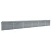 vidaXL aia taimelava tsingitud teras 600 x 80 x 77 cm hall