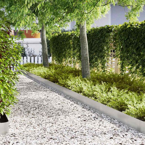 vidaXL Murupiire 30 pcs H&otilde;bedane 100 x 0.05 x 20 cm Roostevaba teras