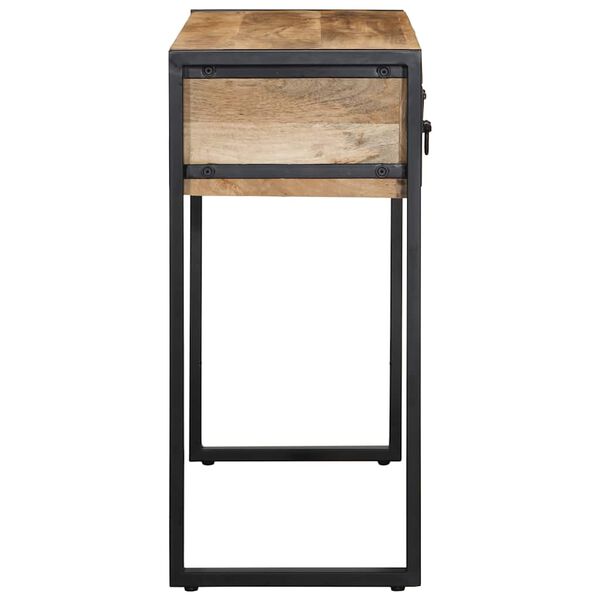 vidaXL konsoollaud 100x35x75 cm T&auml;ist&ouml;&ouml;tlemata puidust mango