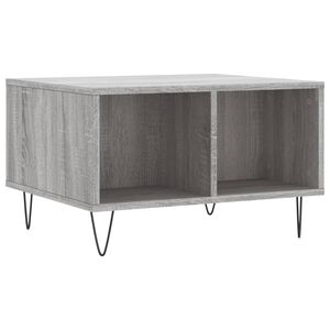 vidaXL kohvilaud, hall Sonoma tamm, 60x50x36,5 cm, tehispuit