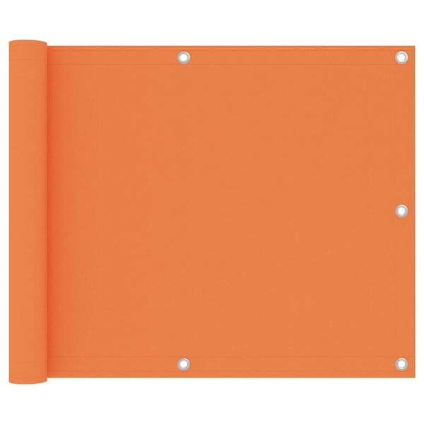 vidaXL rõdusirm, oranž, 75 x 500 cm, oxford-kangas