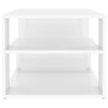 vidaXL kohvilaud, kõrgläikega valge, 100x50x40 cm tehispuit