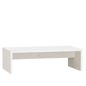 vidaXL monitorialus, valge, 50 x 27 x 15 cm, m&auml;nnipuit