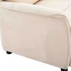 vidaXL Lamamistool cream 67.5 x 93.5 x 101.5 cm kangas