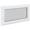 vidaXL Keldriakendus RISOR 110 x 70 cm PVC ja klaas Valge