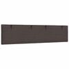 vidaXL voodipeatsi padi Hanko, tumepruun, 200 cm, kangas