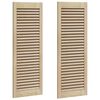 vidaXL Kappi Uks uksega 2 tk Neutraalne 110 x 2,1 x 39,5 cm Tahke m&auml;nd