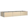 vidaXL Taimekast Ebarealne 290 x 100 x 45 cm Tsingitud teras