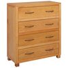 vidaXL Kapp sahtliga Pruun 80 x 35 x 95 cm Tugev Tamme Puit