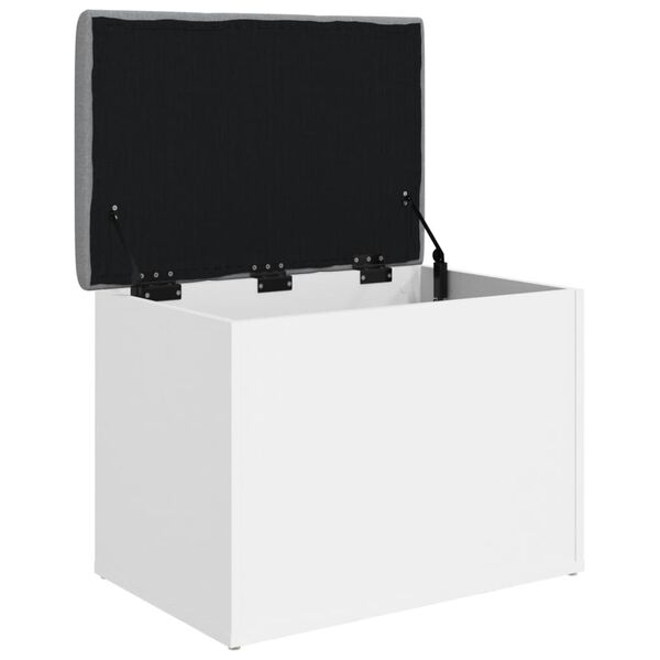 vidaXL hoiupink, valge, 62 x 42 x 45 cm, t&ouml;&ouml;deldud puit