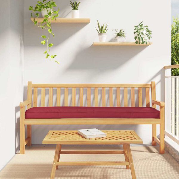 vidaXL Pallet padjakomplekt 2 pcs Veinpunane 200 x 40 x 8 cm