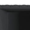 vidaXL aia taimekastid 2 tk, must, 30 x 30 x 60 cm, pol&uuml;rotang